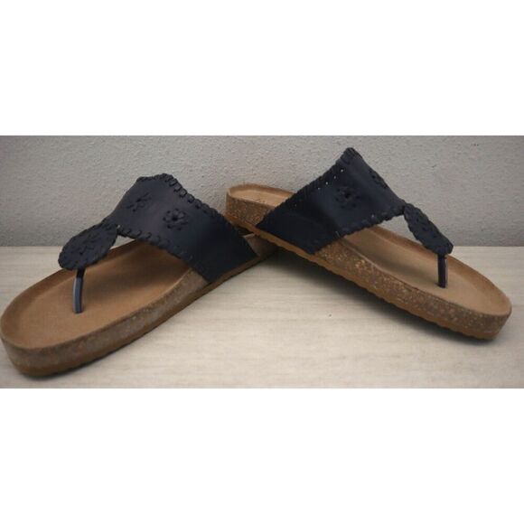 Jack Rogers 111232SA05 Girls Sz 4 Navy Blue Jacks Playground Sandals - Picture 3 of 14